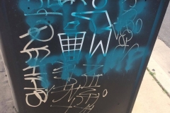 Fuck Trump graffiti
